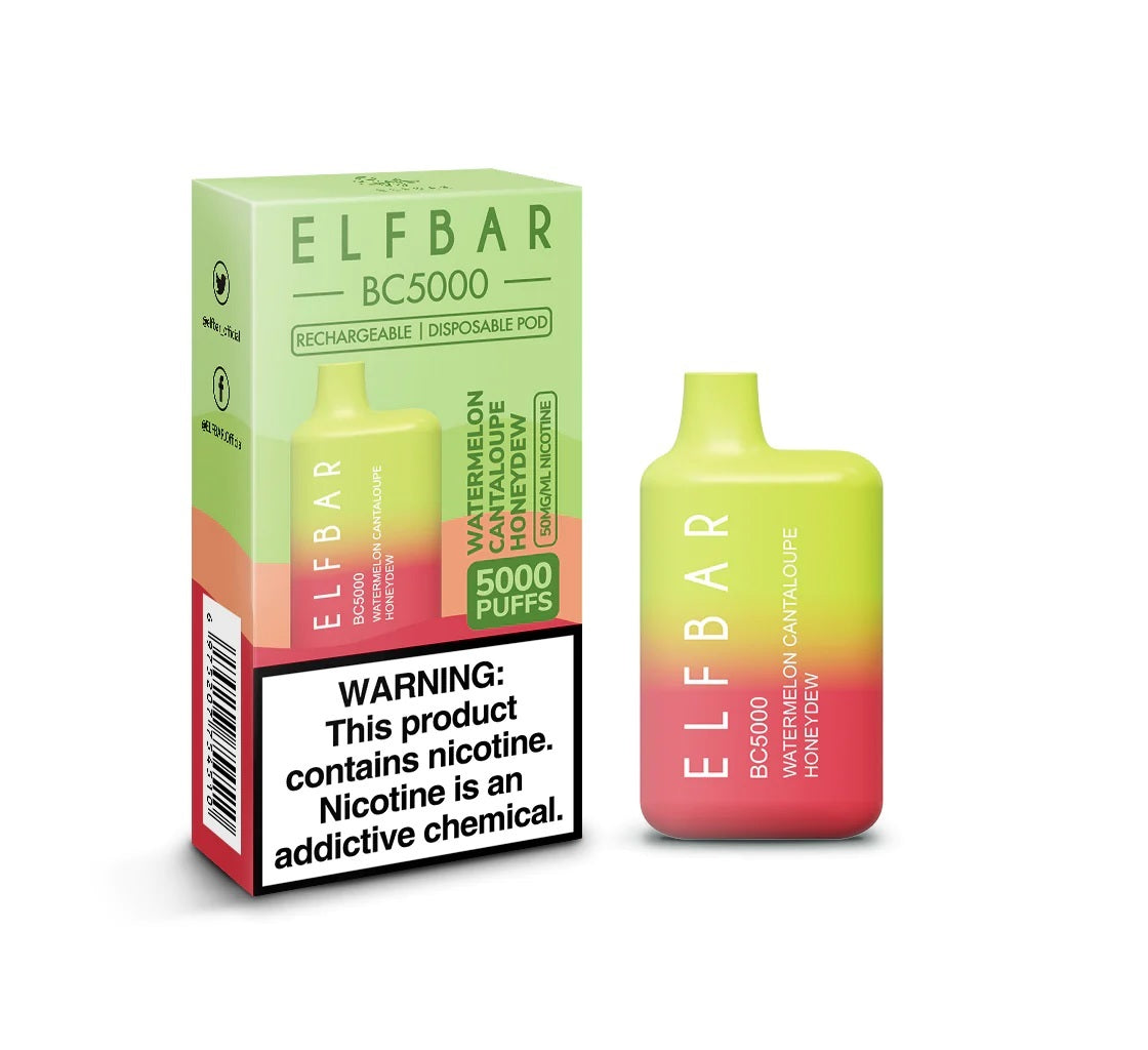 Elfbar BC5000 Watermelon Cantaloupe Honeydew