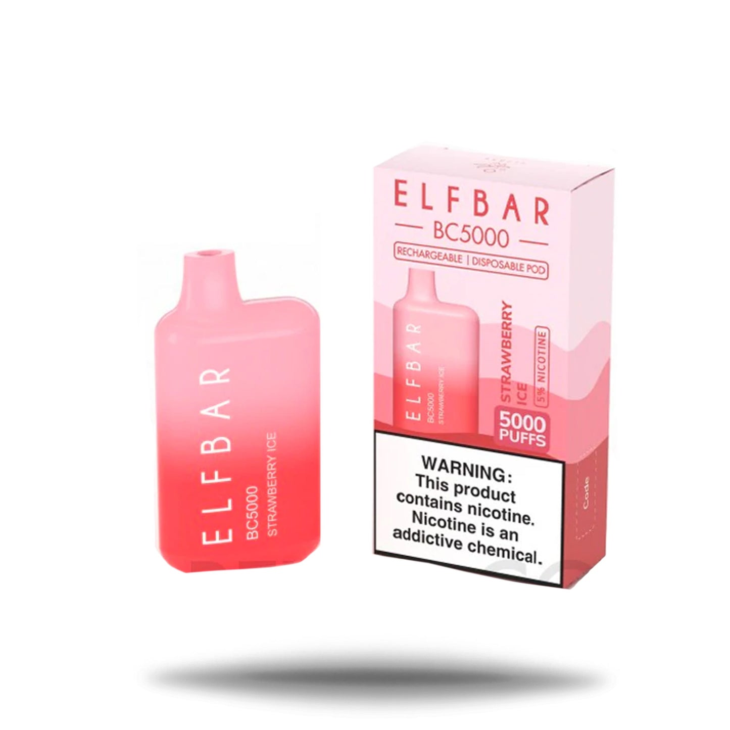 Elfbar BC5000 Strawberry Ice