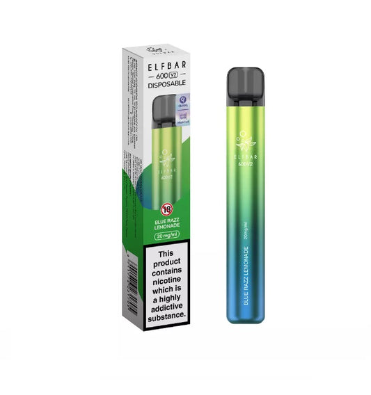 ElfbarV2 600 Bluerazz Lemonade